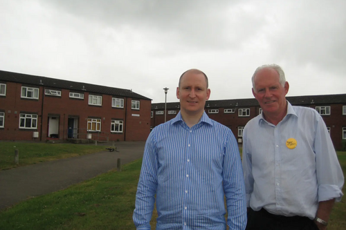 Antony Wood & Julian Tisi in Broom Farm - Army Housing