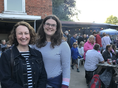 Amy Tisi and Karen Davies at The Swan Clewer