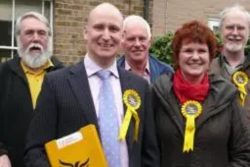 Sharon Bowles MEP campaiging in Windsor