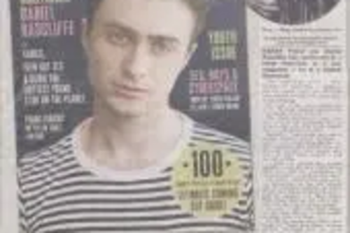 Daniel Radcliffe in Attitude Magazine and the Sun