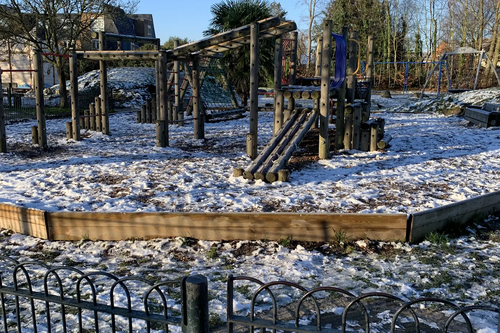 Pirate Park Snow Parking Play