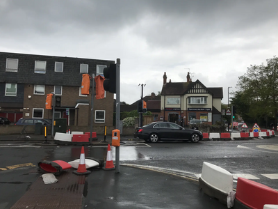 Dedworth Road/Hatch Lane roundabout