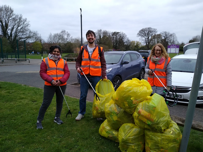 Green Team Litter Pick Windsor Imperial Park Karen Davies Clewer East WCE