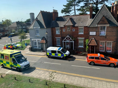 Mill Lane Accident Police Ambulance 2021