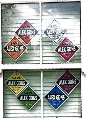 Save Alexandra Gardens Save Alex Gardens Save Alex Gdns poster posters rainbow SAG20